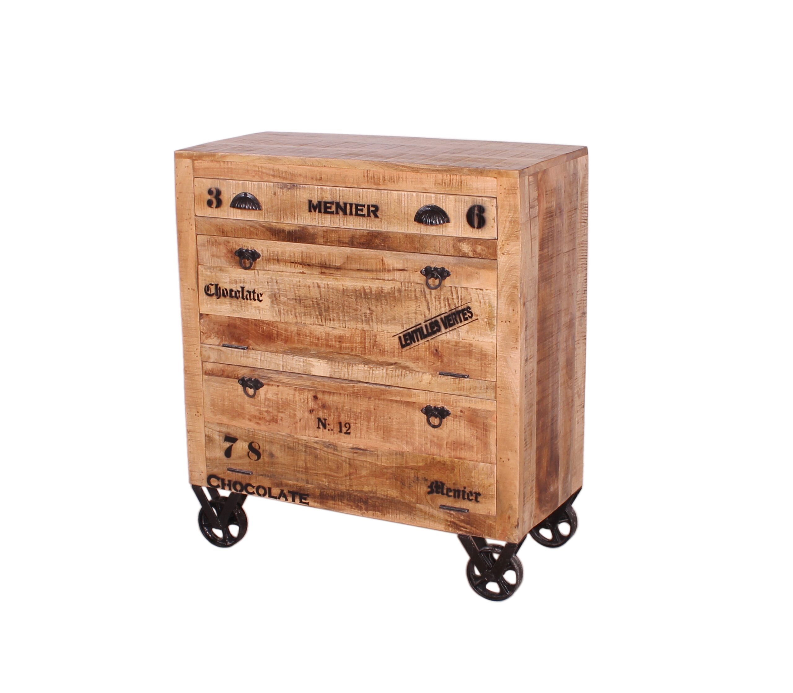 SIT-Moebel_RUSTIC_natur-antik-mit-antikschwarzen-Beschlaegen_01962-04-4 SIT-Möbel RUSTIC Schuhschrank natur antik mit antikschwarzen Beschlägen | 01962-04 – Bild 5