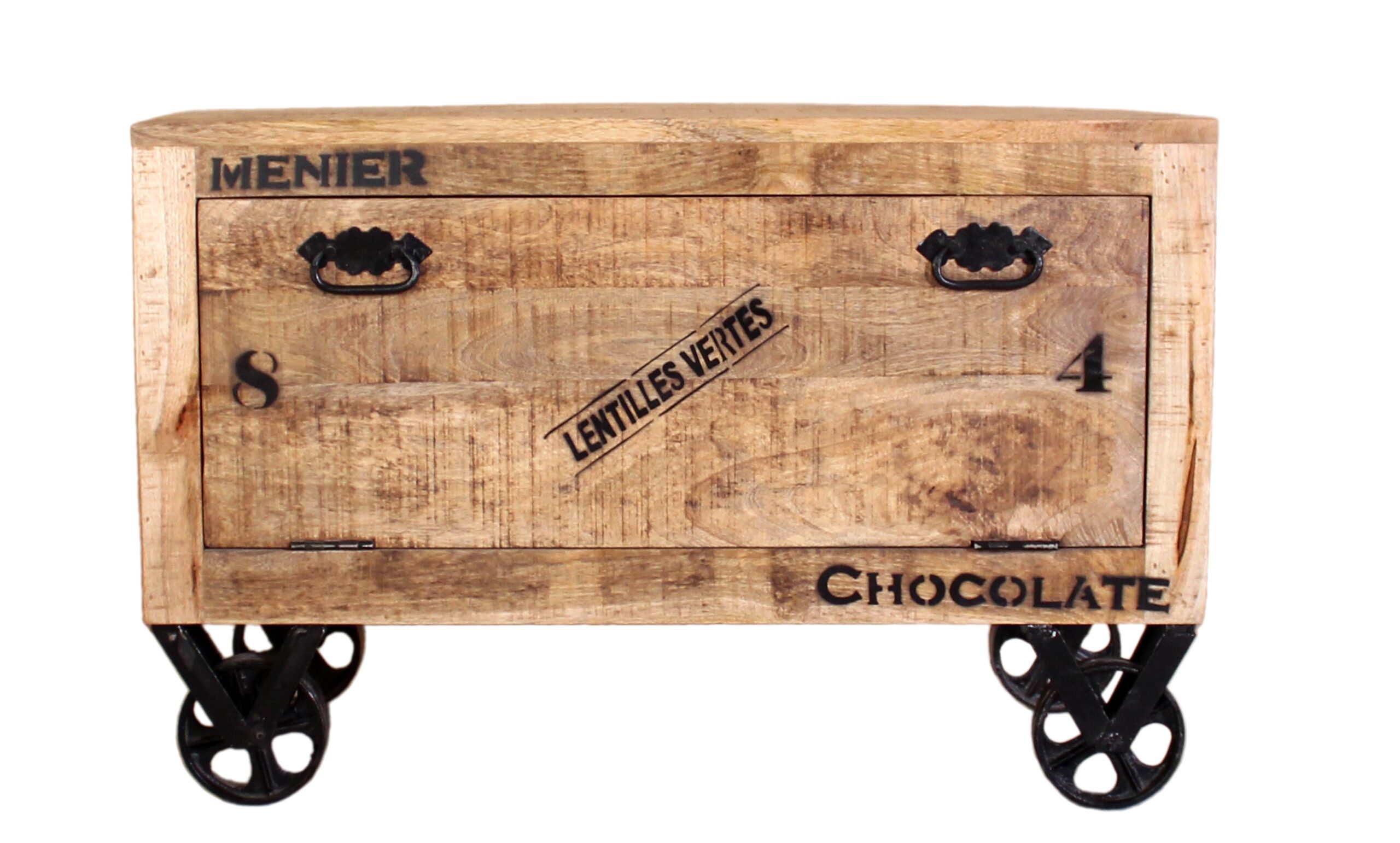 SIT-Moebel_RUSTIC_natur-antik-mit-antikschwarzen-Beschlaegen_18000-53-4 SIT-Möbel RUSTIC Dielen-Set natur antik mit antikschwarzen Beschlägen | 18000-53 – Bild 5