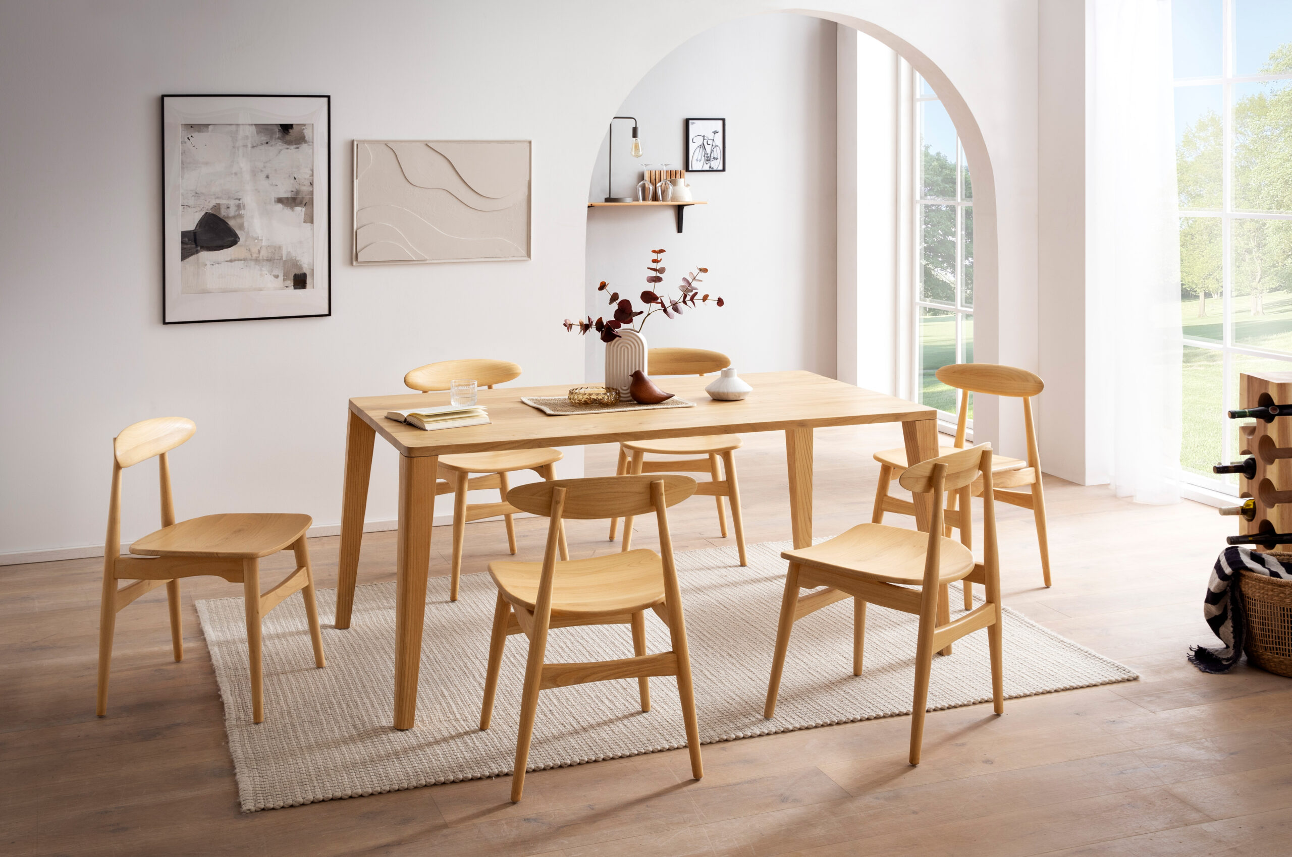 SIT-Moebel_SCANDI-BLONDE_natur_09617-01-7 SIT-Möbel SCANDI BLONDE Tisch 160x90 cm natur | 09617-01 – Bild 8