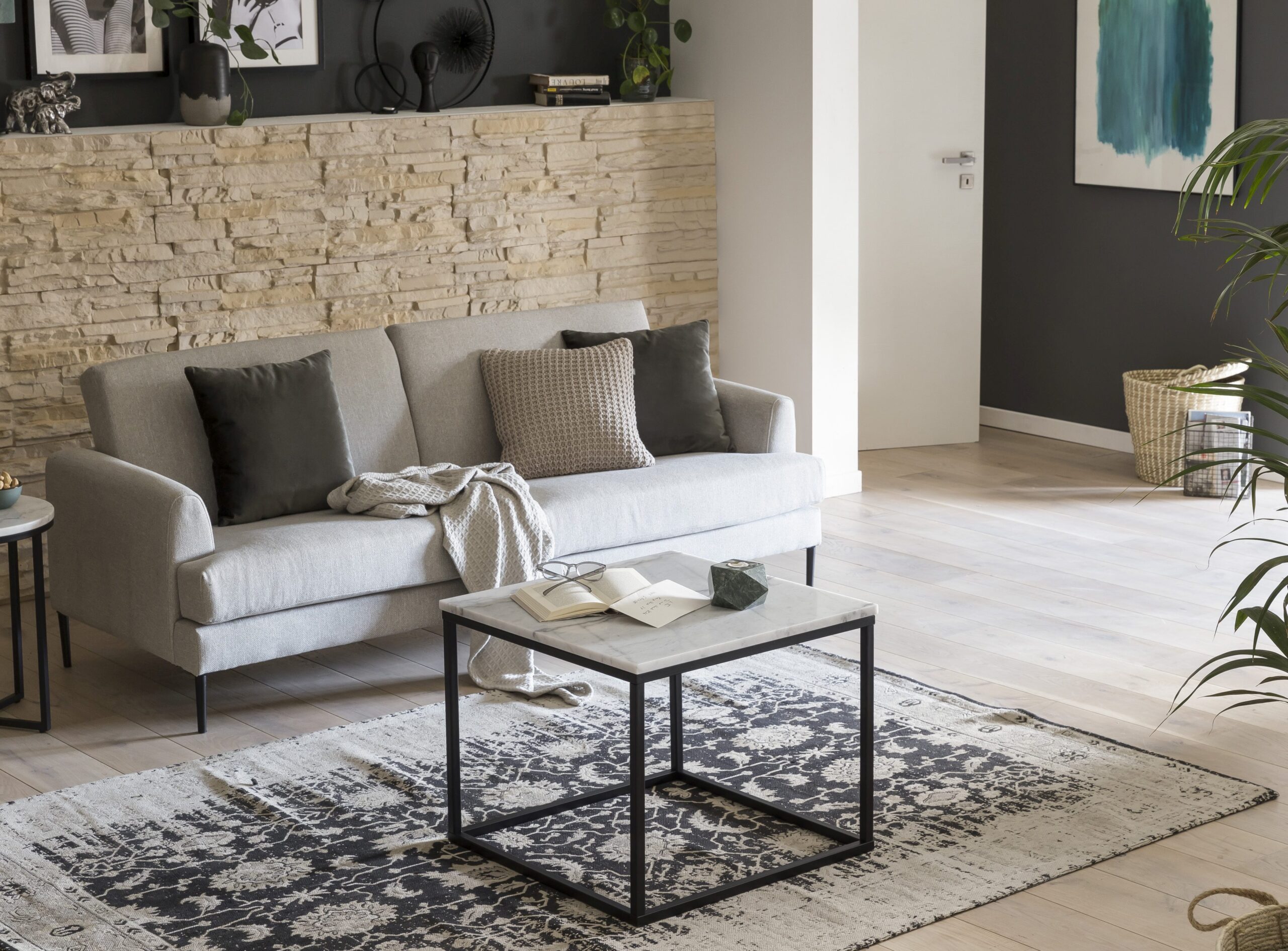 SIT-Moebel_THIS-THAT_Platte-weiss-Gestell-schwarz_01053-30-5 SIT-Möbel THIS & THAT Couchtisch Platte weiß, Gestell schwarz | 01053-30 – Bild 6