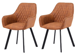 SalesFever Armlehnstuhl Braun