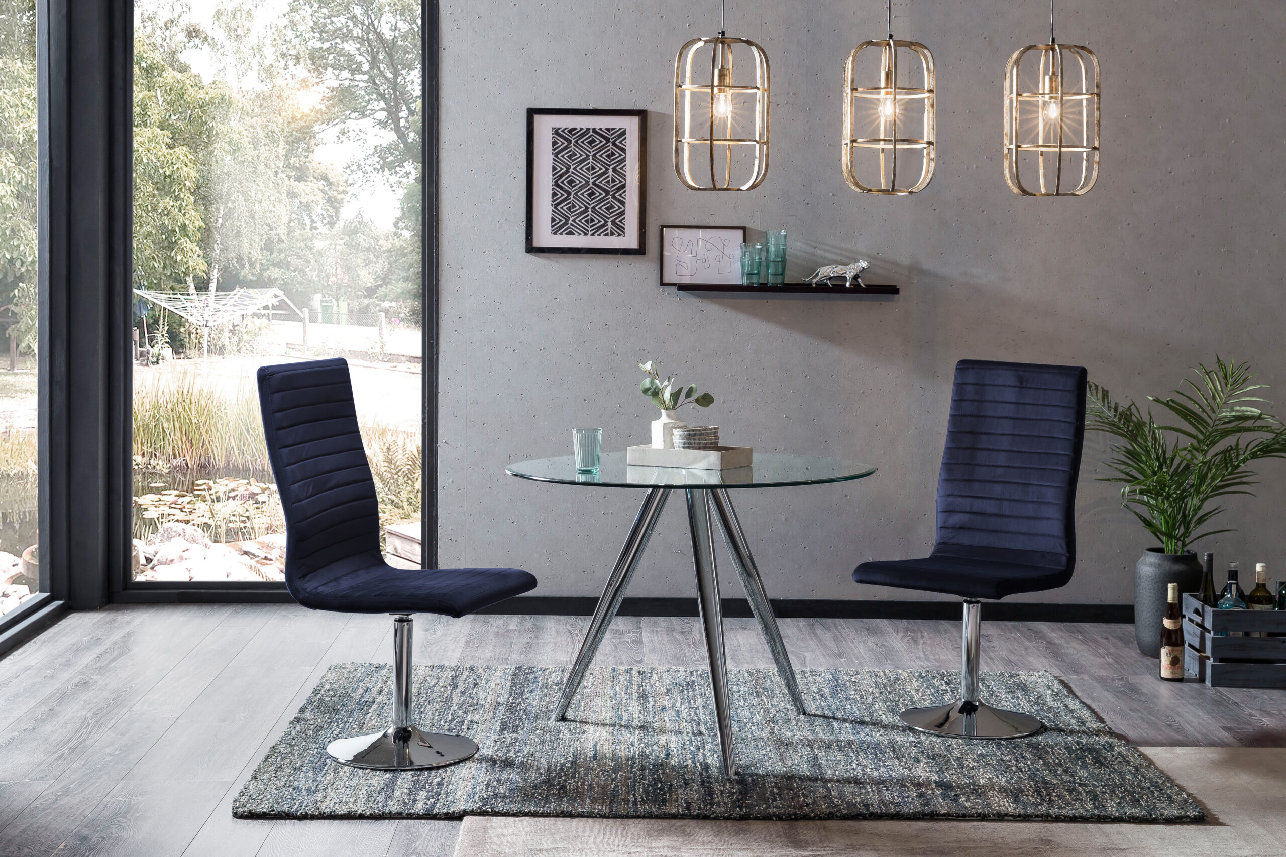 SalesFever_Esstisch_chromfarben-transparent_391372-4 SalesFever Esstisch chromfarben, transparent | 391372 – Bild 5