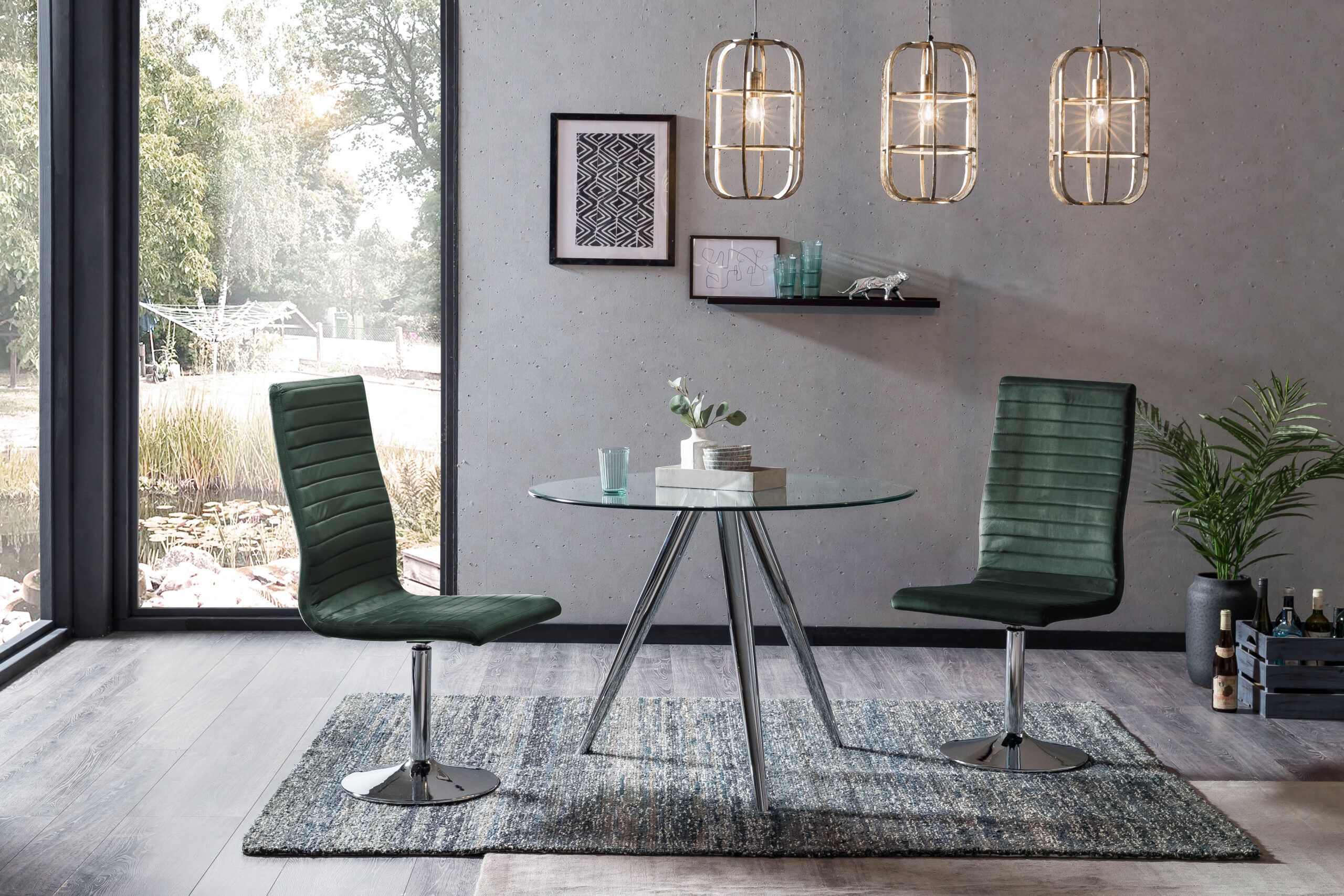 SalesFever_Esstisch_chromfarben-transparent_391372-5 SalesFever Esstisch chromfarben, transparent | 391372 – Bild 6