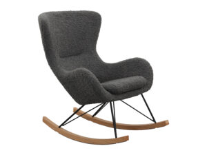 SalesFever Schaukelstuhl Dunkelgrau 390429